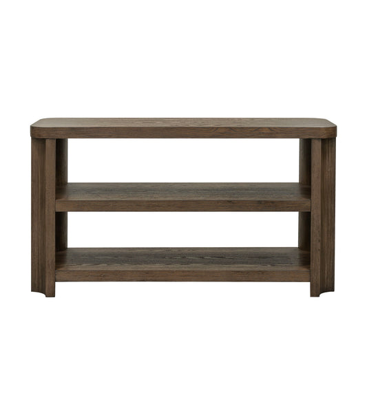 Griffin - Console Table - Graphite Oak