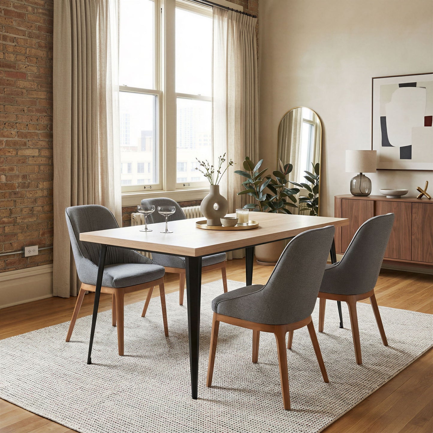 Saelen - Dining Table - Natural