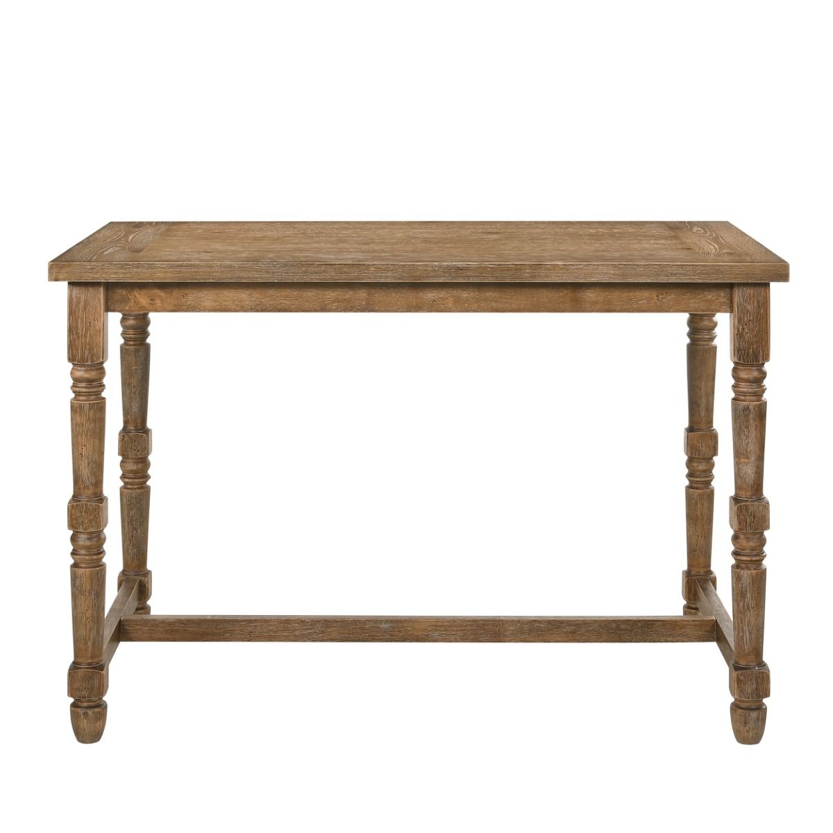 Farsiris - Counter Height Table - Weathered Oak