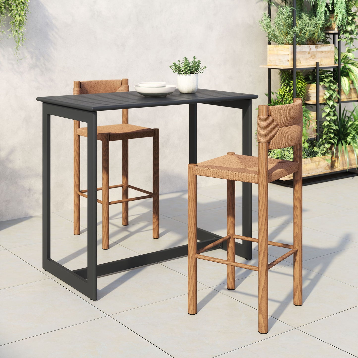 Iska - Outdoor Barstool (Set of 2)