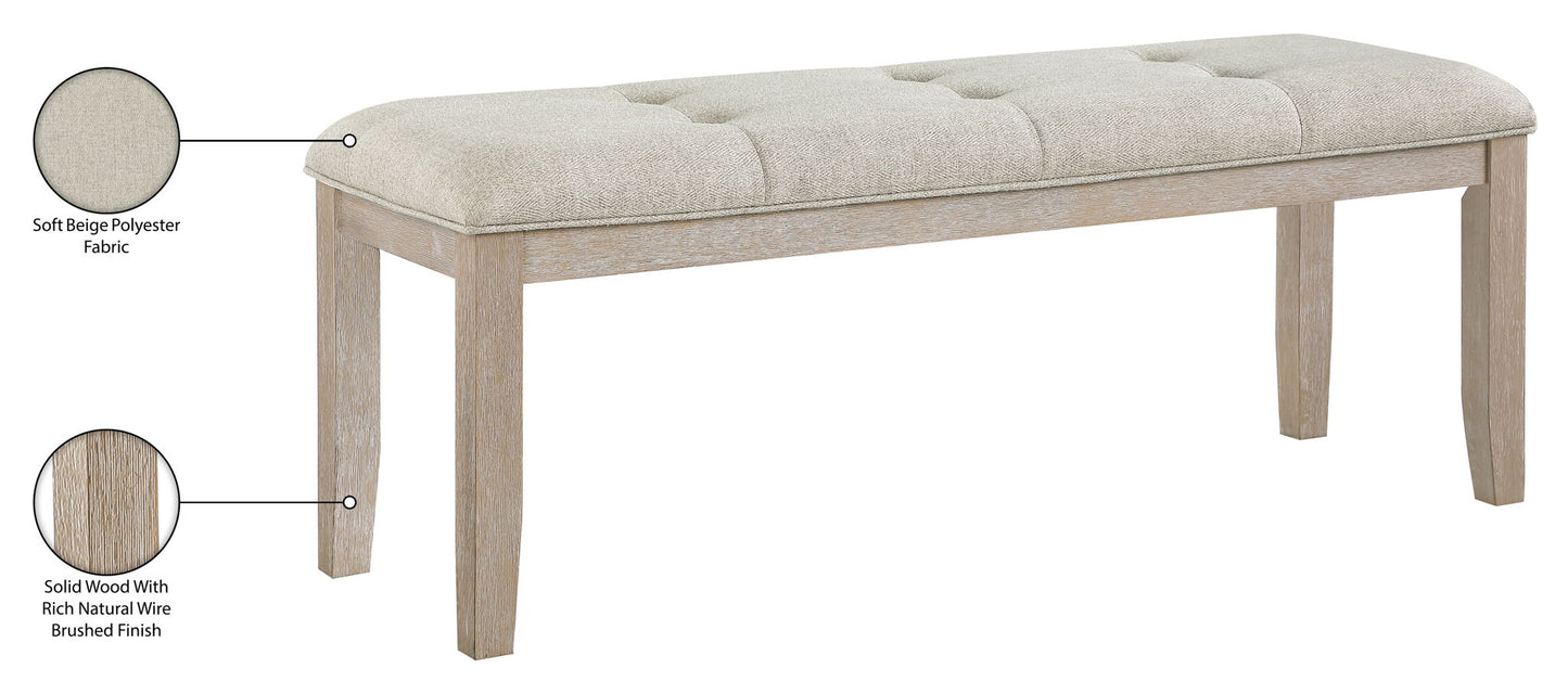Ananda - Fabric Upholstered Bench