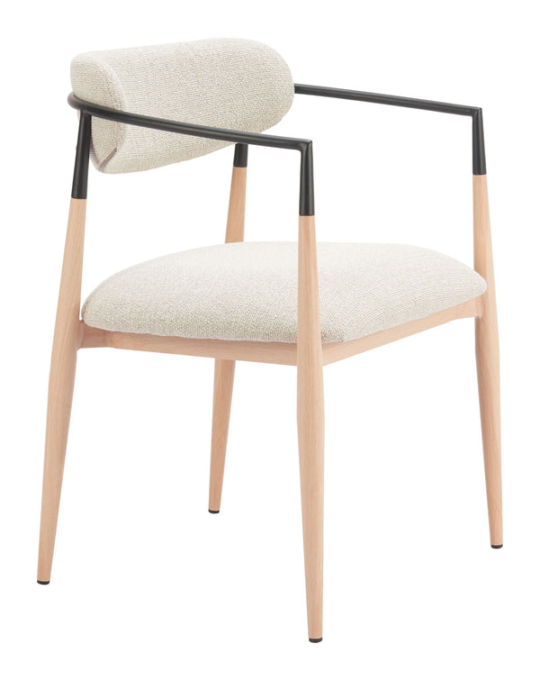 Equinox - Dining Chair - Oyster Gray / Natural