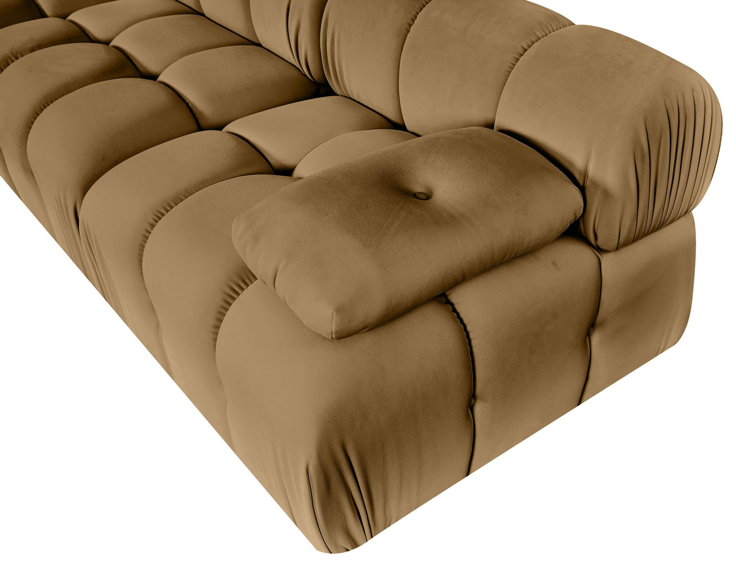 Orin - Velvet 3 Piece Modular Sofa