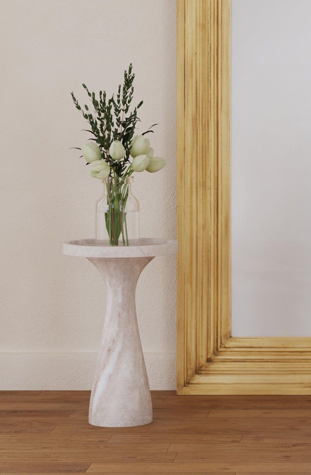 Baird - Accent Table - Beige
