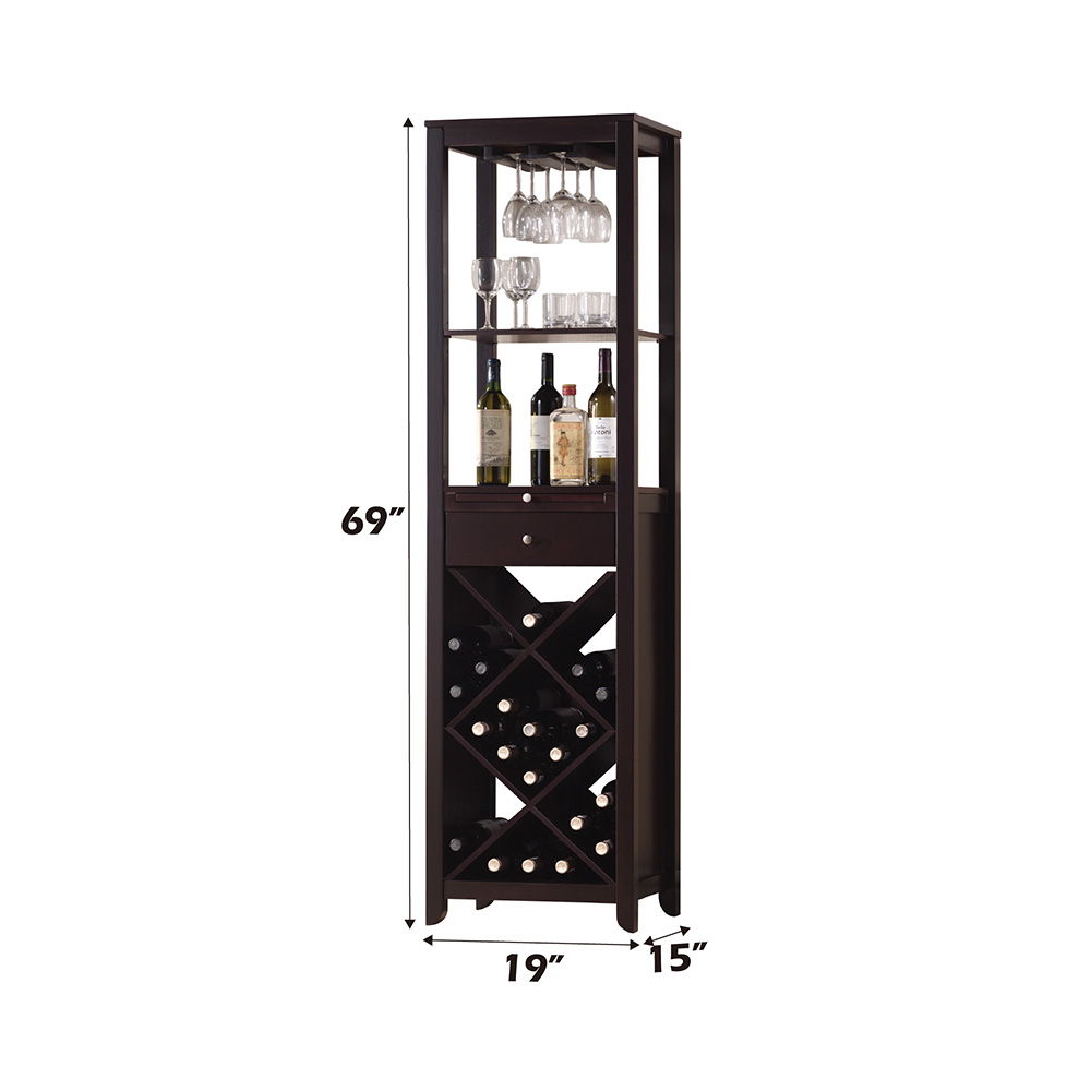 Casey - Wine Cabinet - Wenge