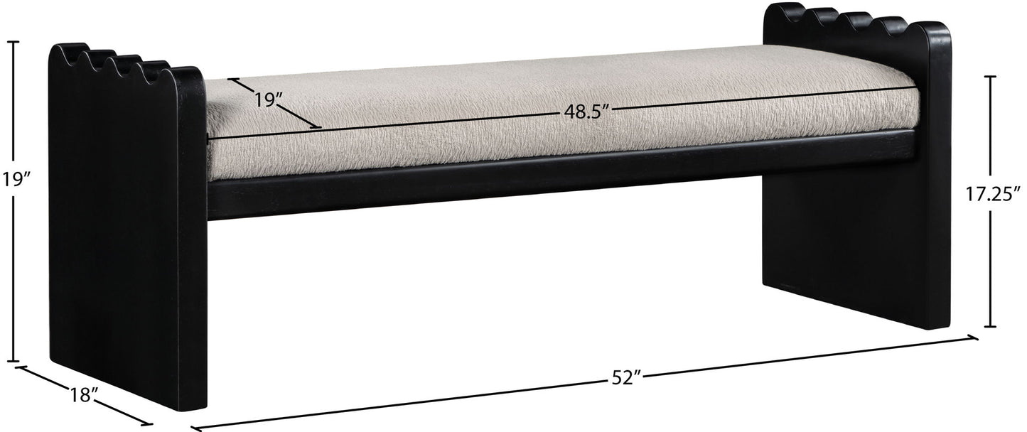 Sonia - Bench With Black Base