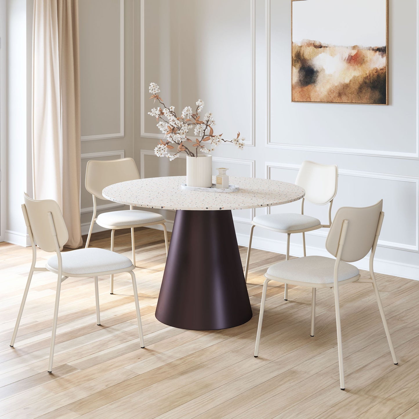 Zeal - Dining Chair (Set of 4) - Light Gray