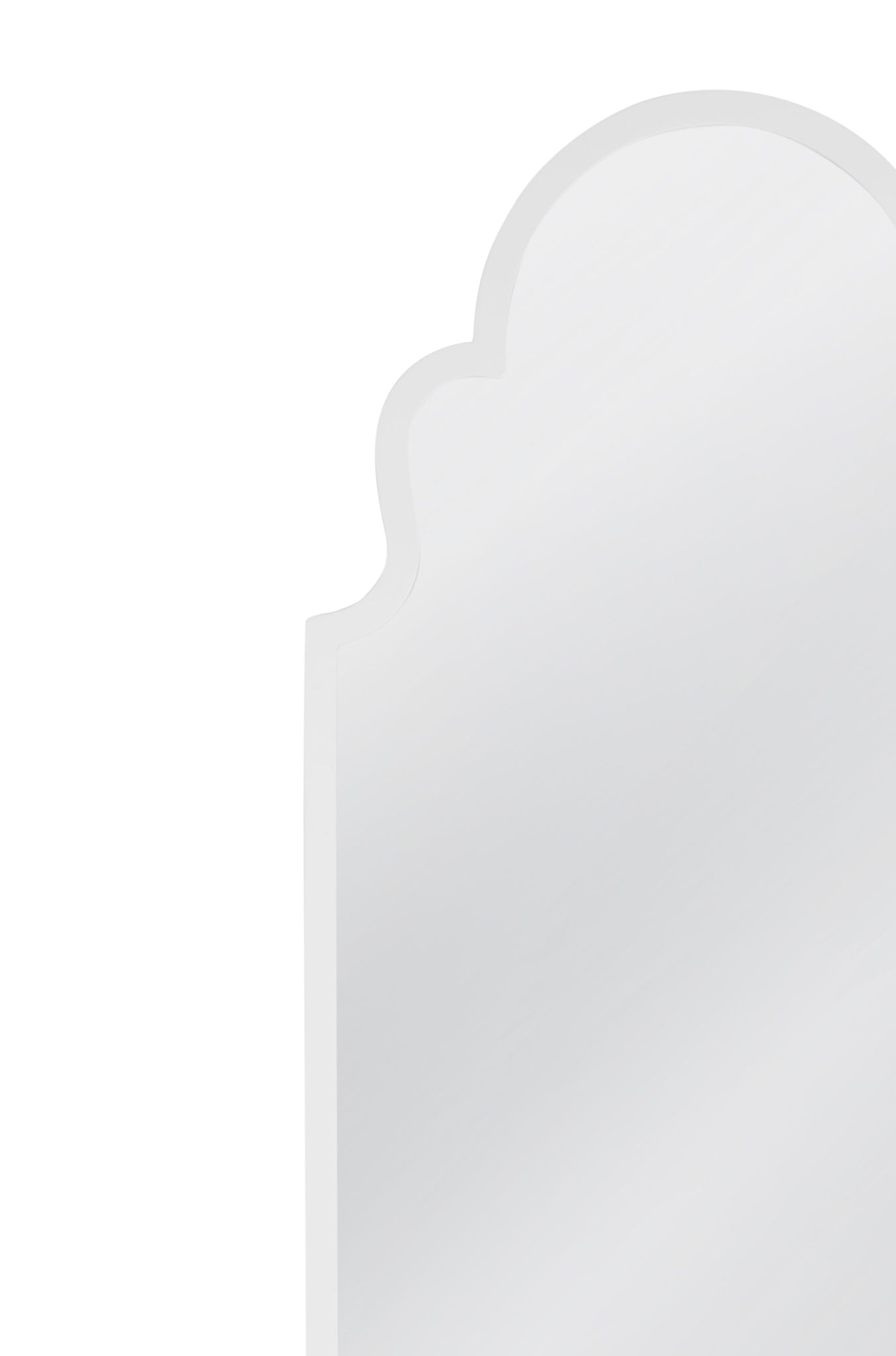 Elberta - Floor Mirror - White