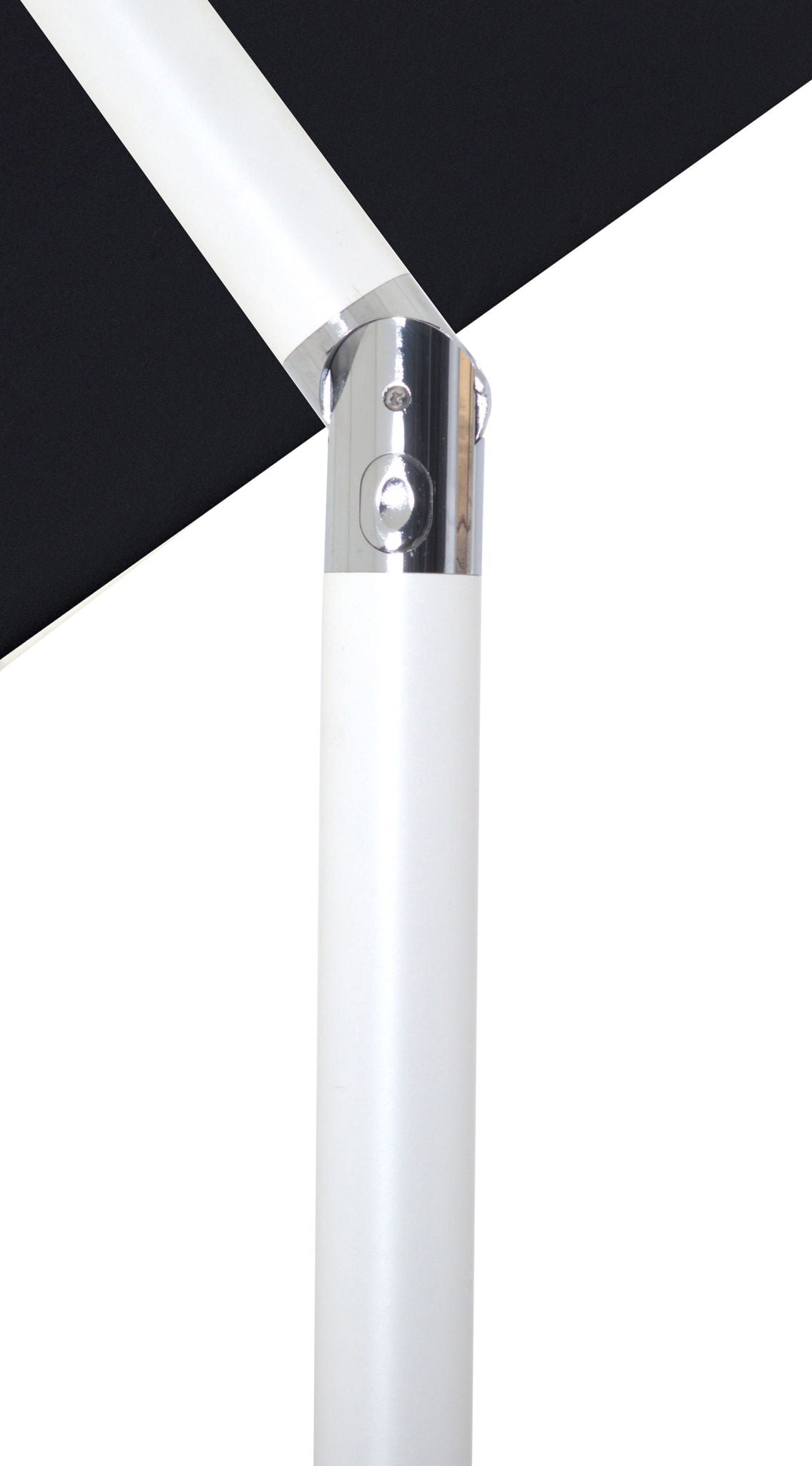 Fiji - Aluminum Patio Umbrella With Square Black And White Base
