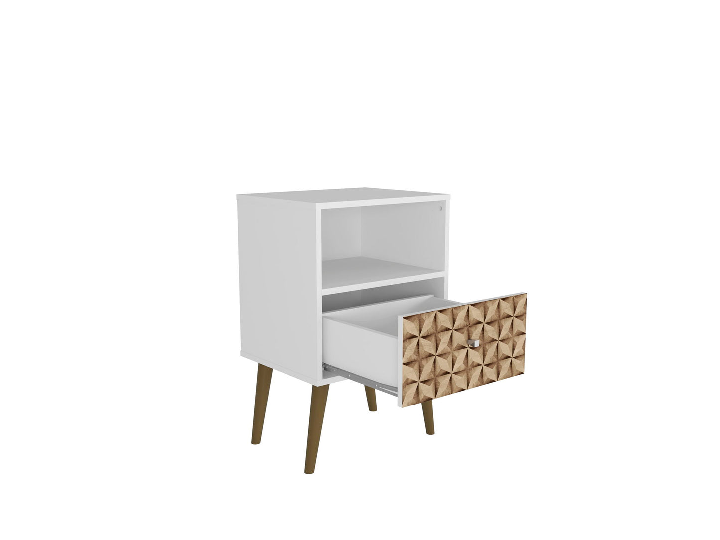 Manhattan Liberty - Nightstand Wtth White Frame