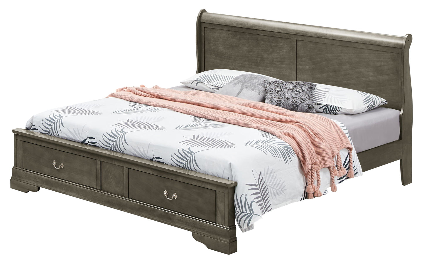 Glory Furniture - Louis Phillipe - Storage Bed