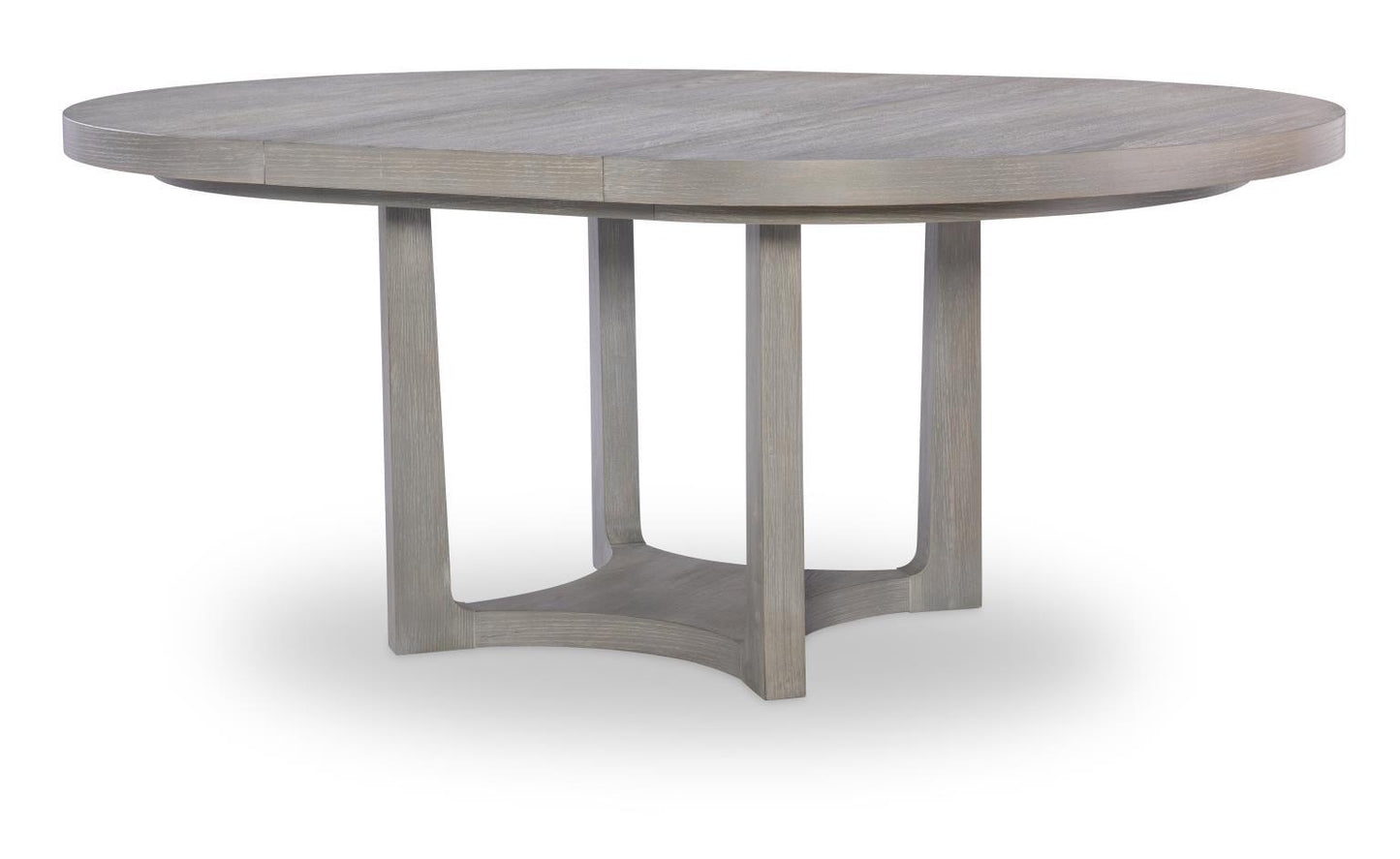 Artesia - Complete Round Pedestal Table - Smokey Taupe