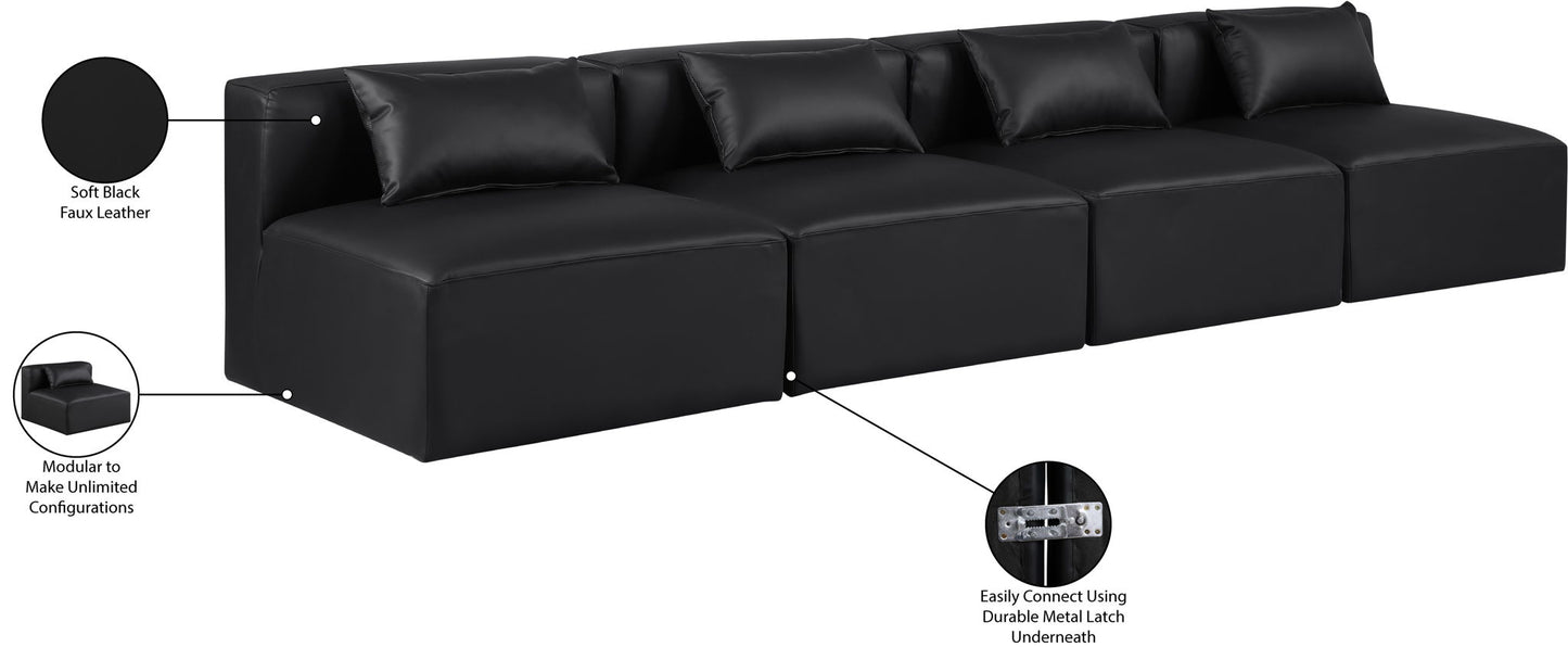 Cube - Modular 4 Seat Armless Sofa