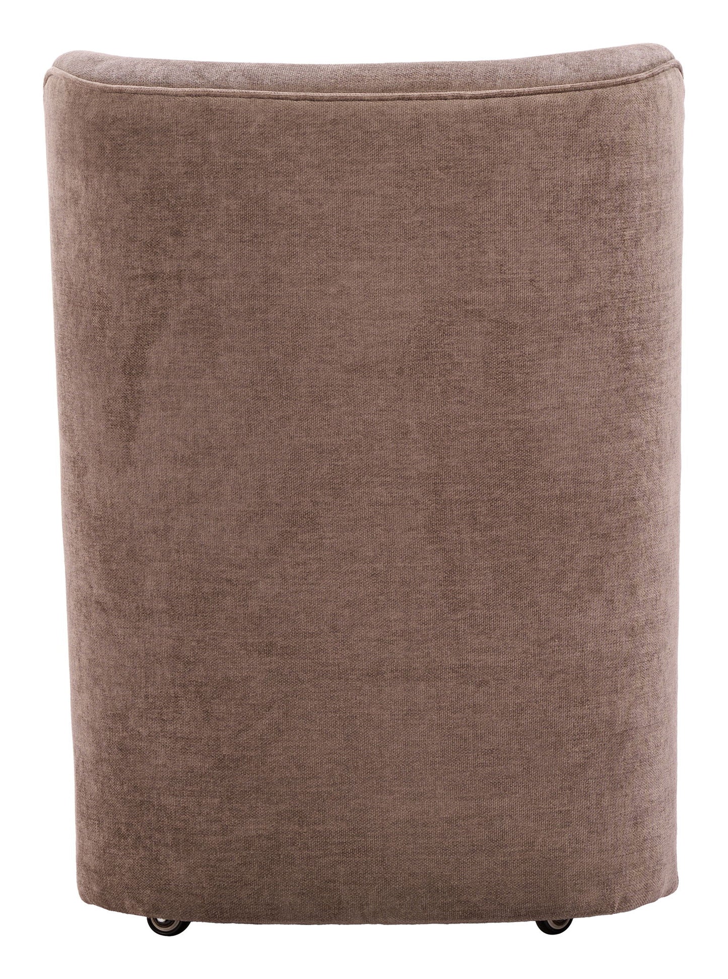 Bambun - Dining Chair With Wheels - Brown
