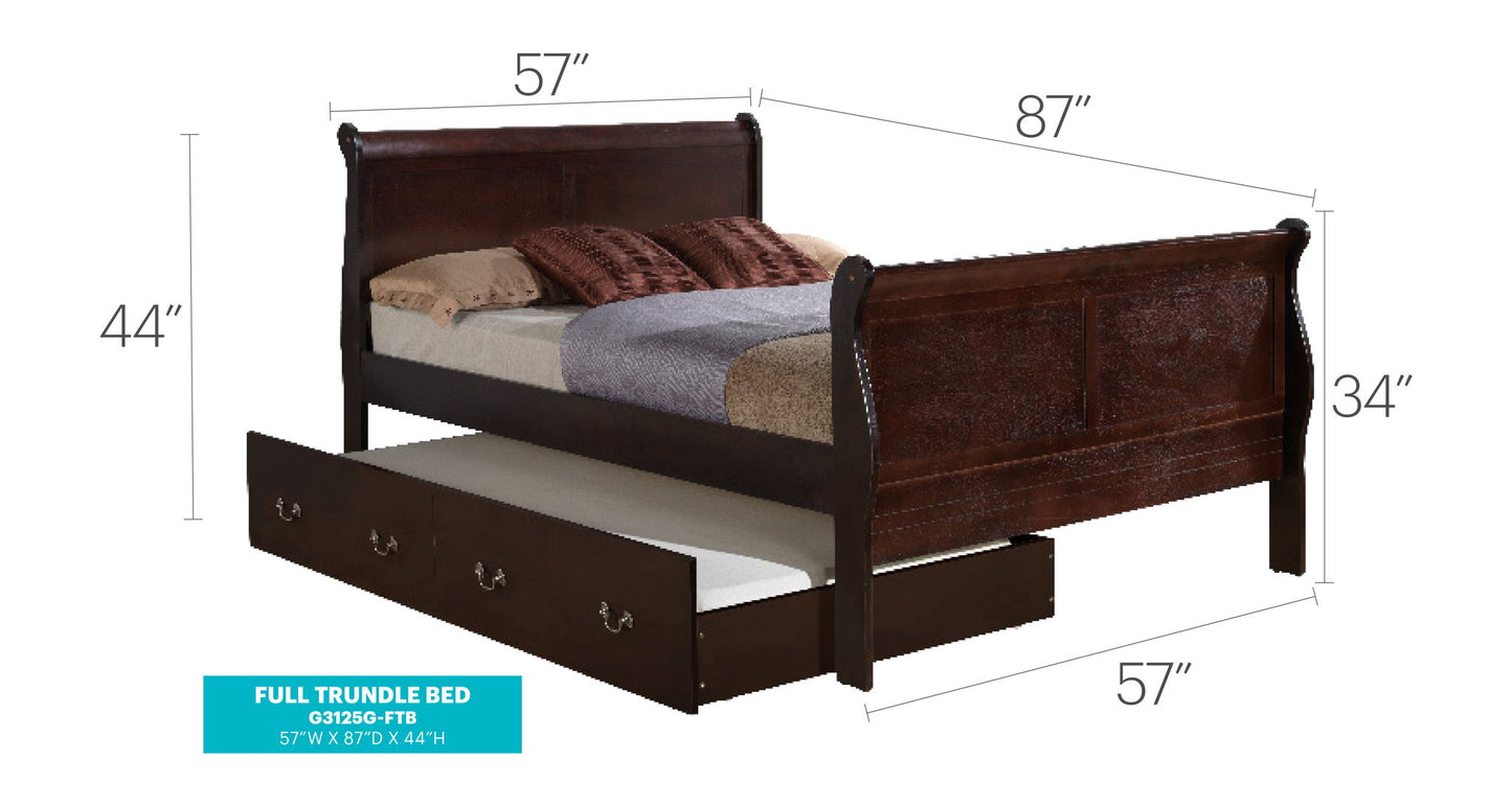 Glory Furniture - Louis Phillipe - Trundle Bed