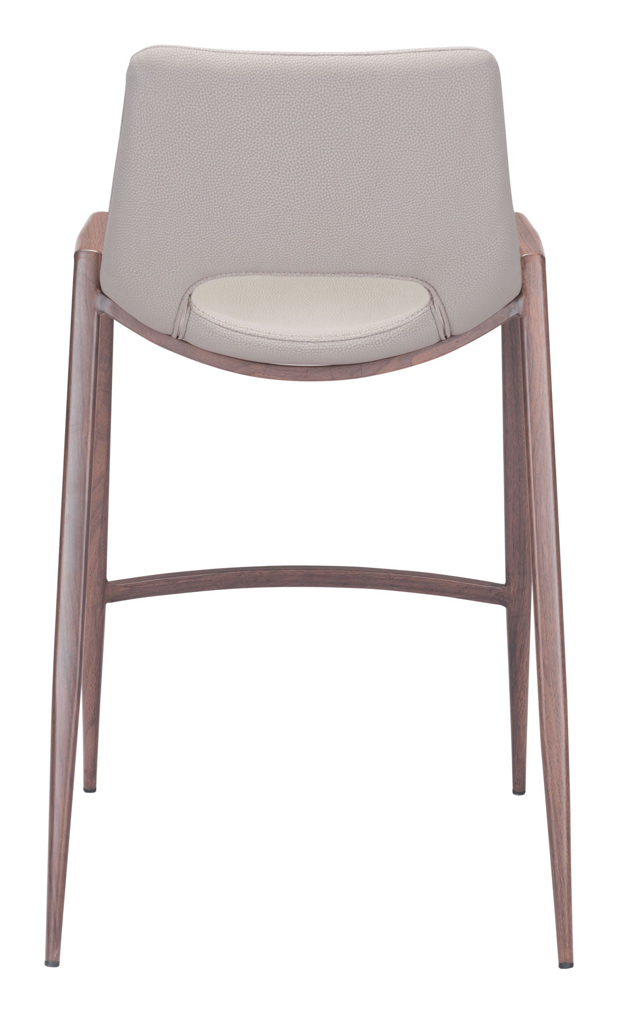Desi - Counter Stool With Walnut Legs (Set of 2)