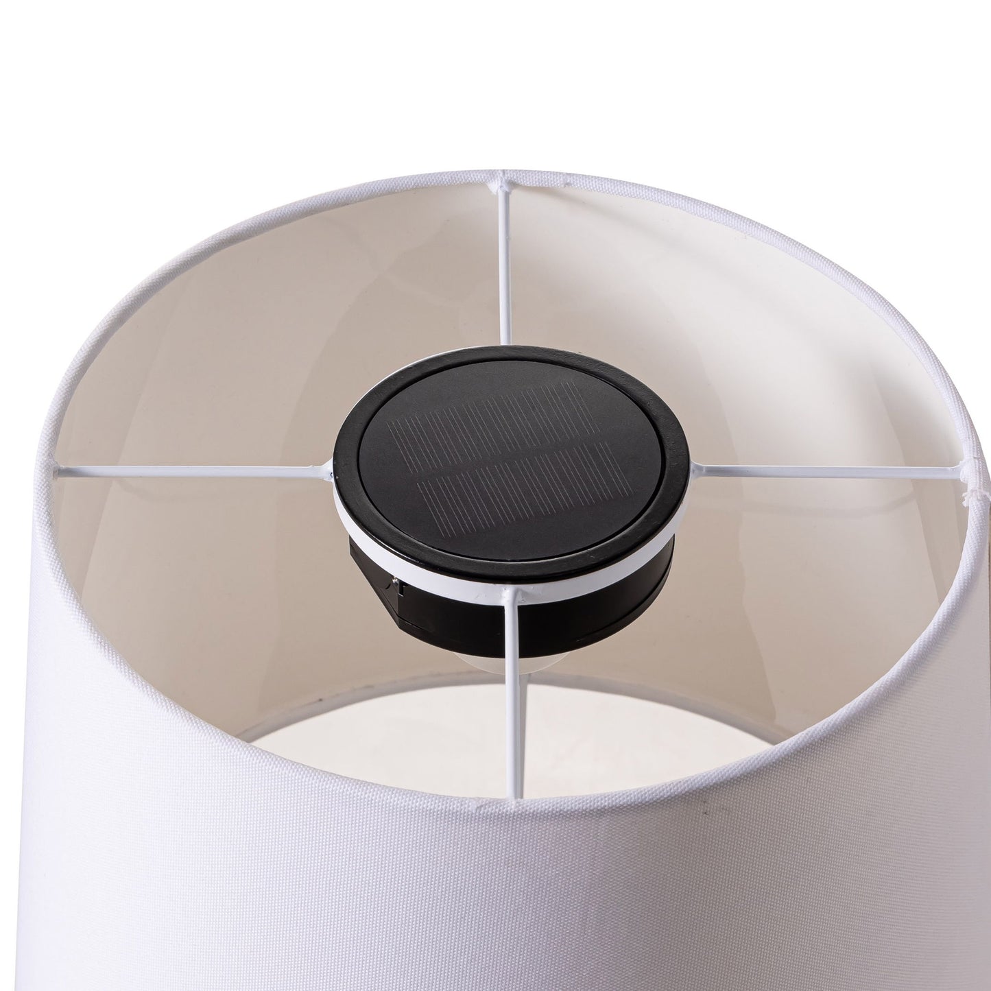 Seina - Solar Table Lamp - Natural / White