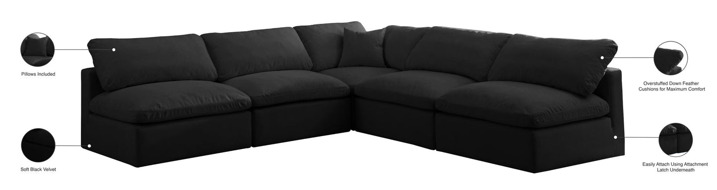 Plush - 5 Piece Modular Sectional