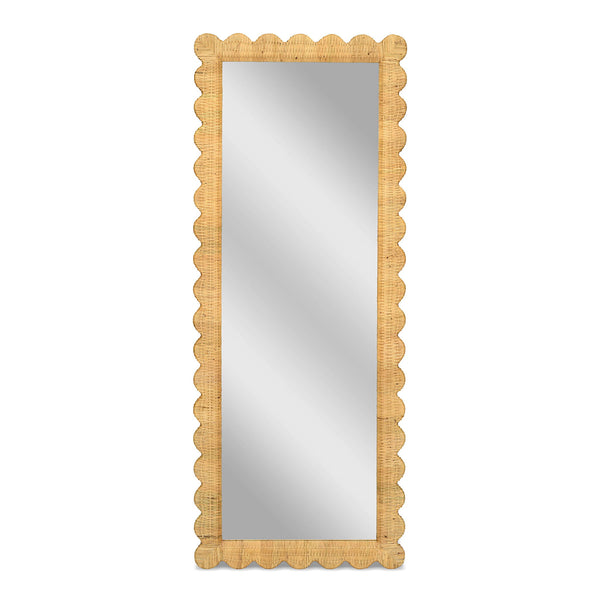 Bama - Rattan Long Wall Mirror - Natural