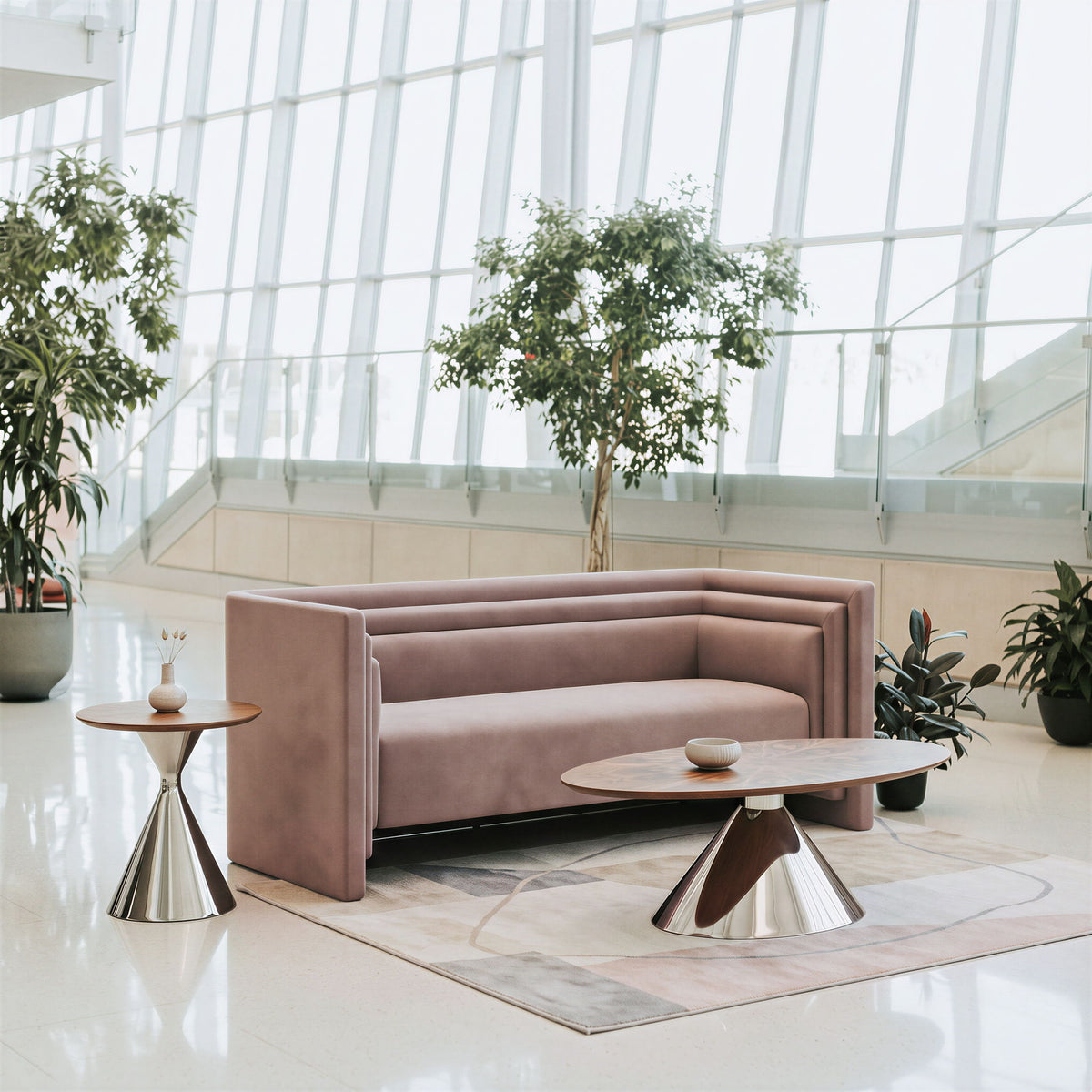 Trippel - Loveseat - Taupe