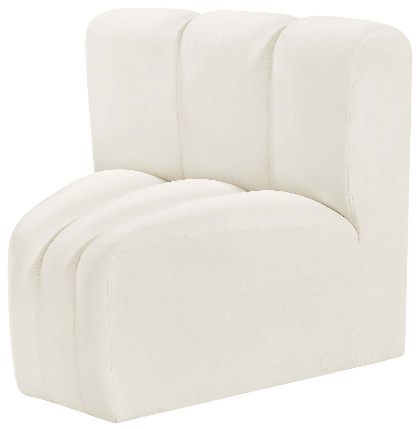 Arc - Velvet Curved Corner Chair
