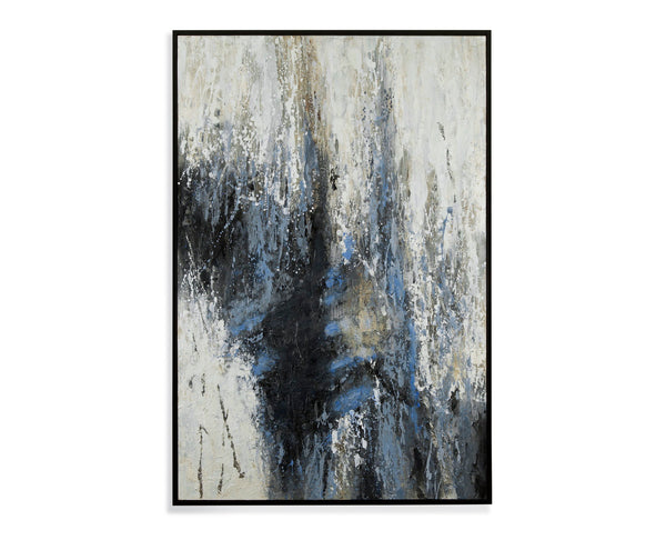 Blue Quiet Canvas Art - Blue