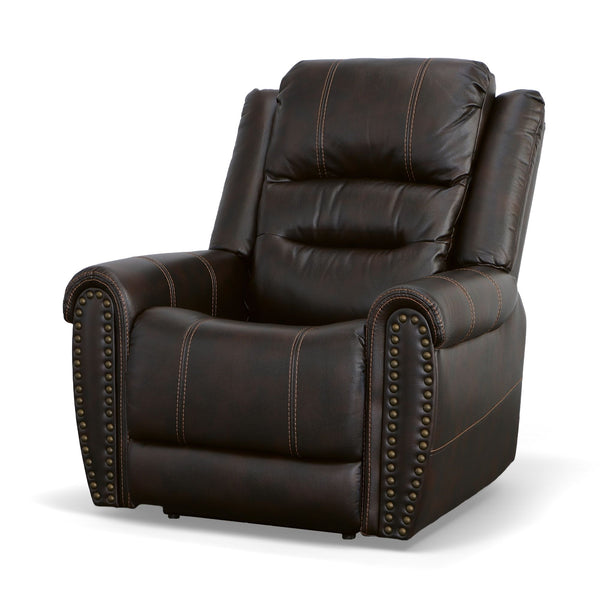 Oscar - Power Recliner With Power Headrest - Molasses