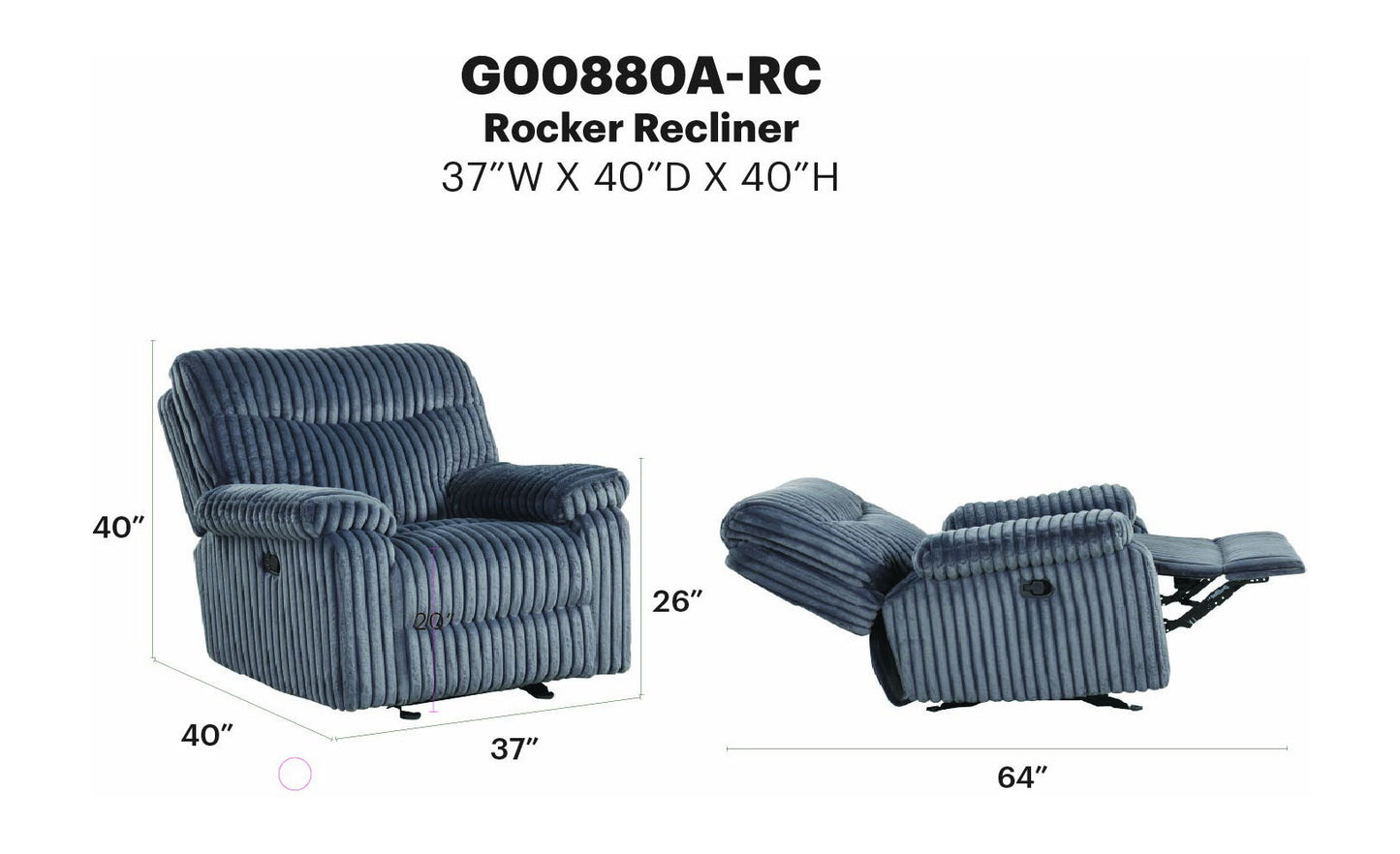 Comfy - Chair - Gray