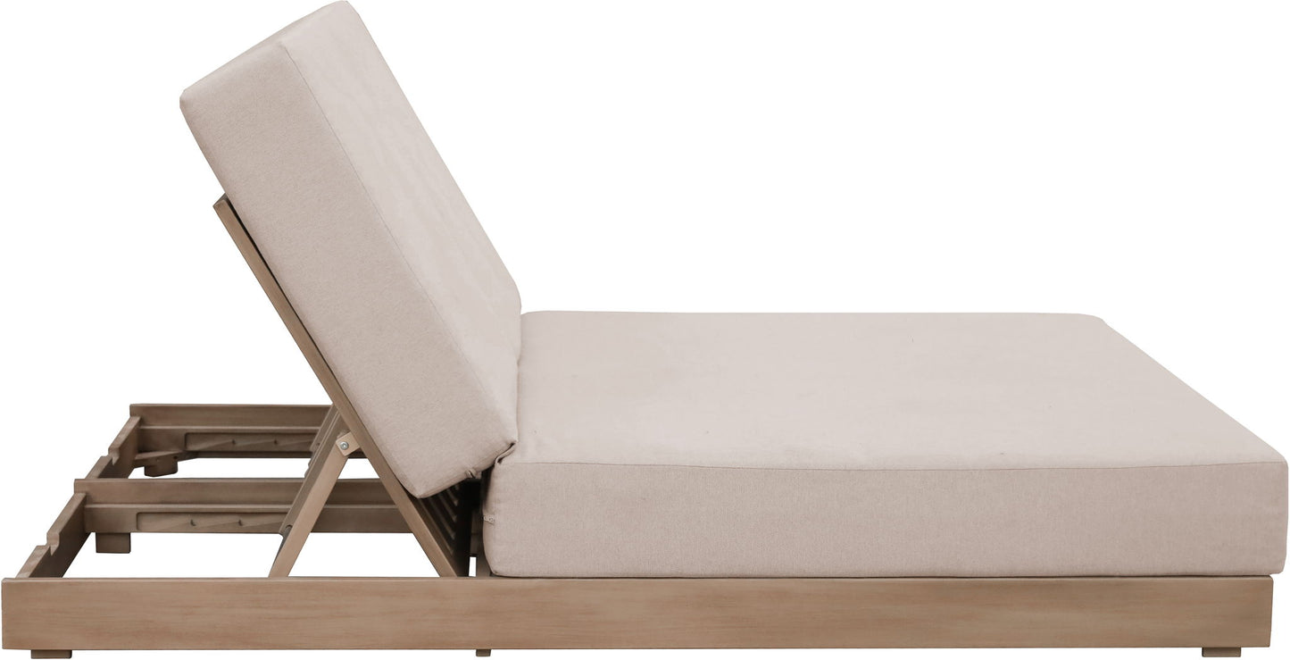Solace - Olefin Performance Fabric Outdoor Patio Double Lounge Chair