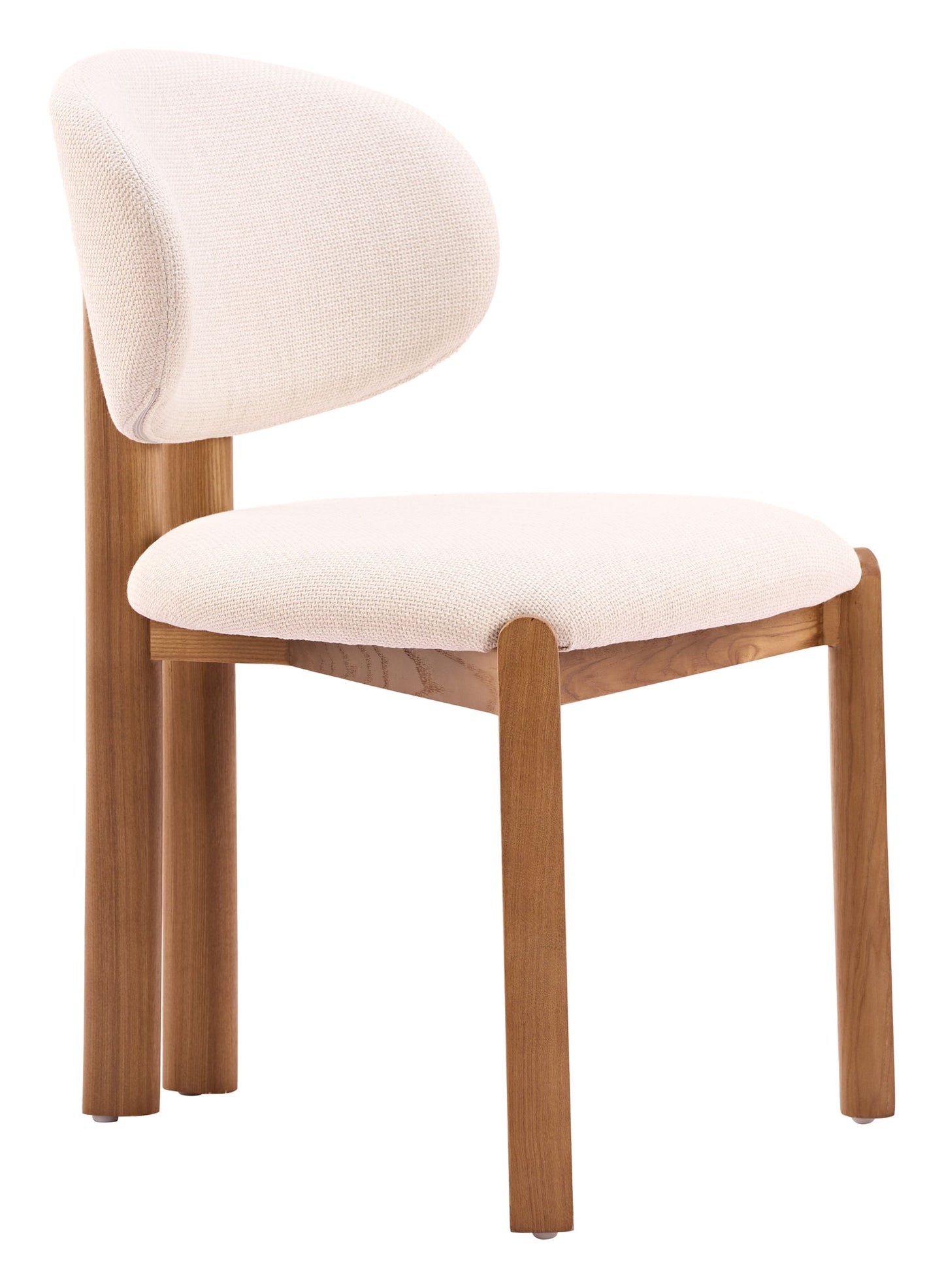 Rosetta - Dining Chair (Set of 2) - Beige / Walnut