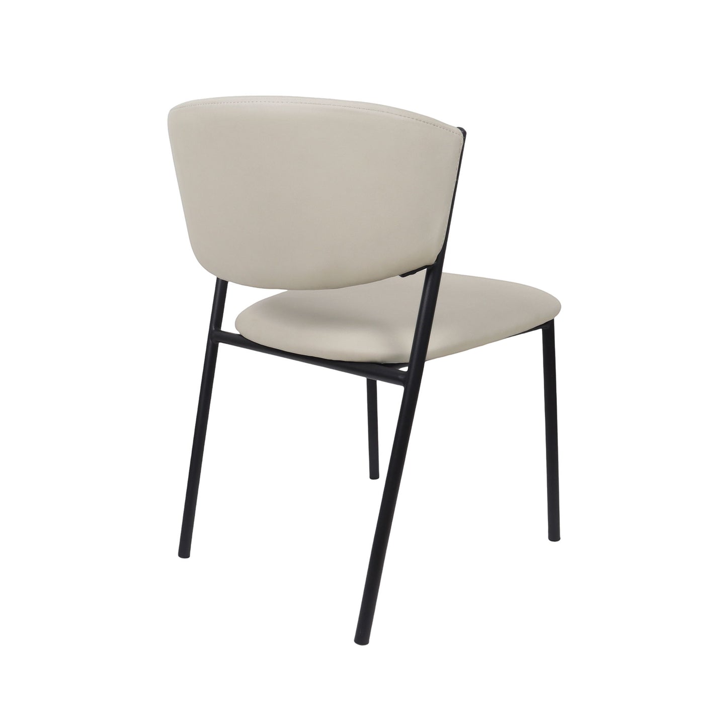 Manhattan Drift - Vegan Leather Metal Side Chair (Set of 4)