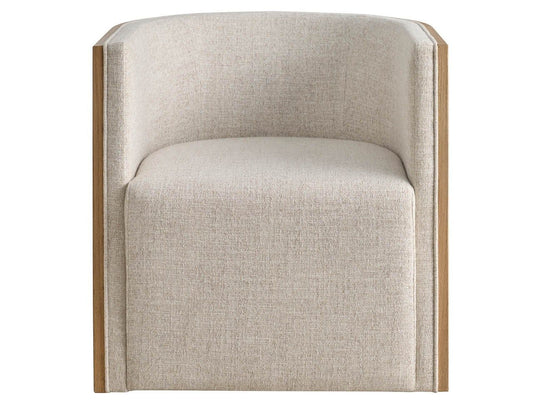 Avaline - Tanner Swivel Chair - Beige / Light Brown
