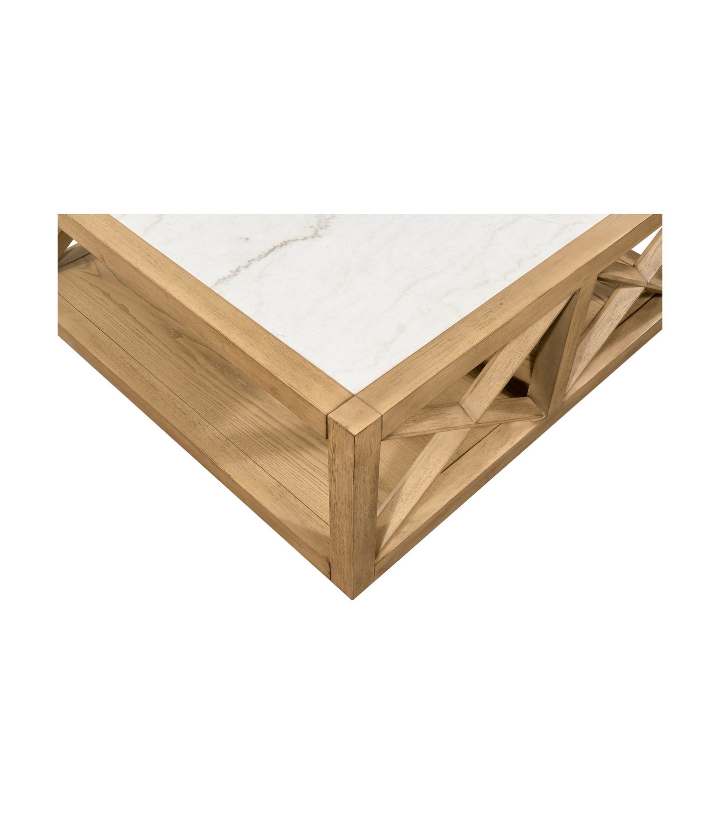 Holden - Square End Table - Rustic Blonde