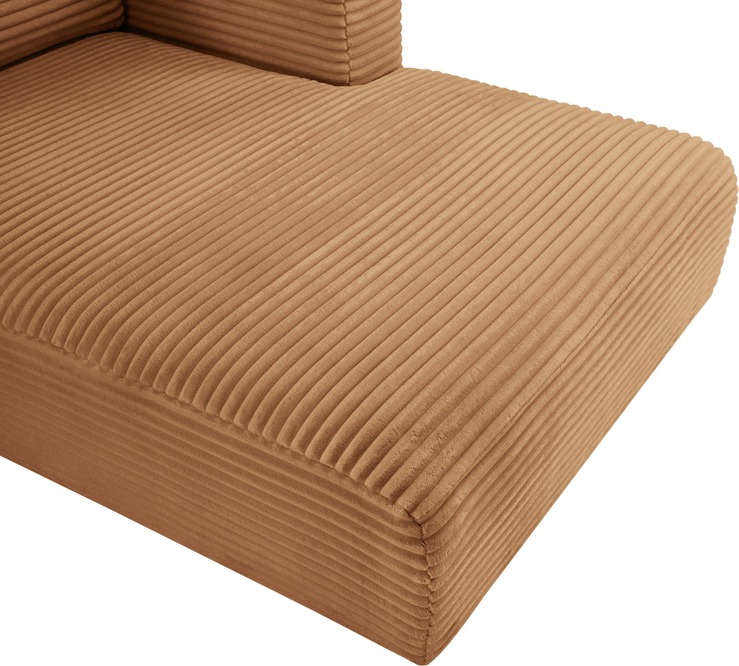 Shaggy - Fabric 5 Piece Modular Sectional With Chaise