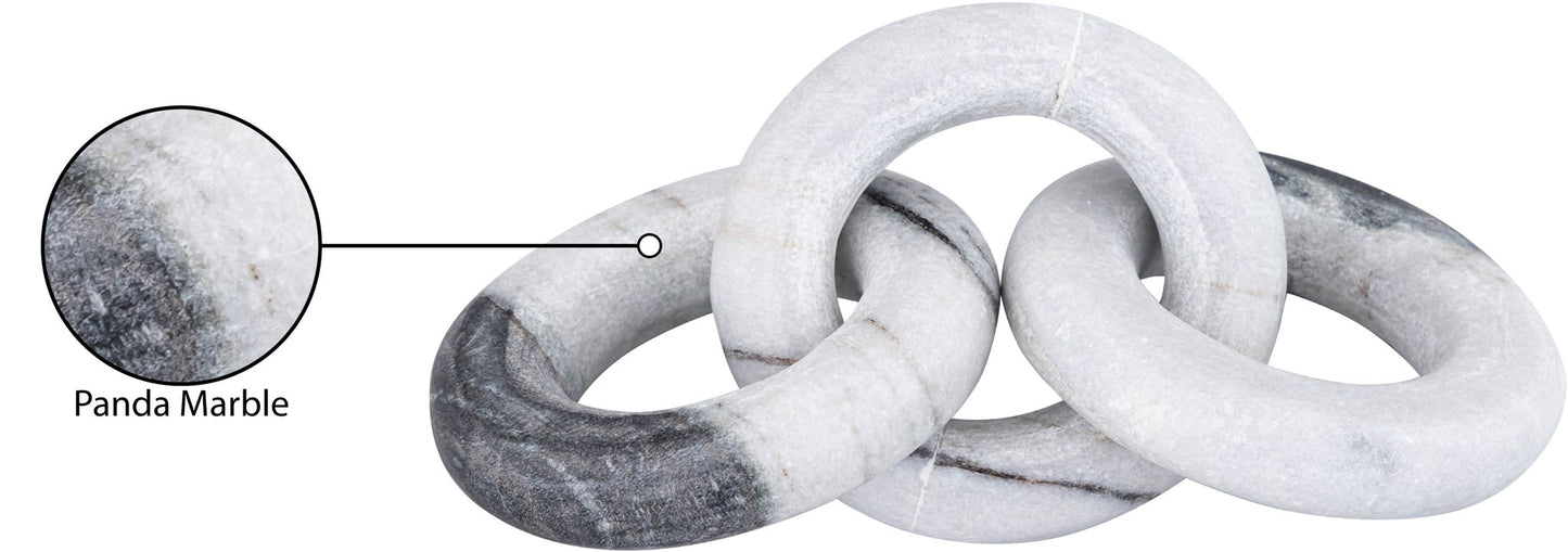Rings - Marble Decorative Chain Links