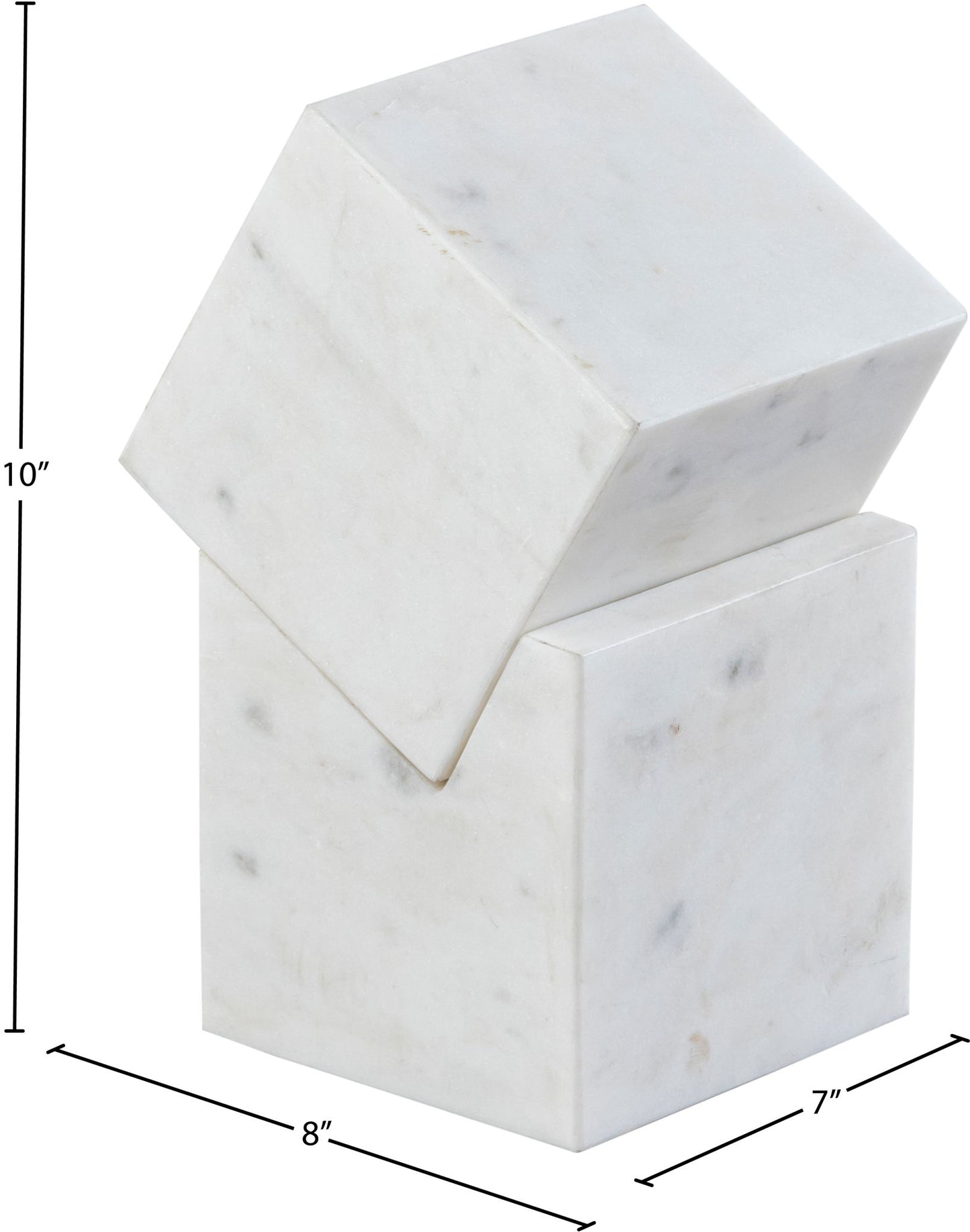 Quad - Marble Decorative Cube