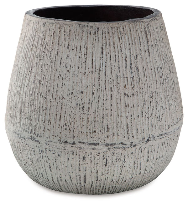 Claymount - Vase - 10" - Distressed Brown