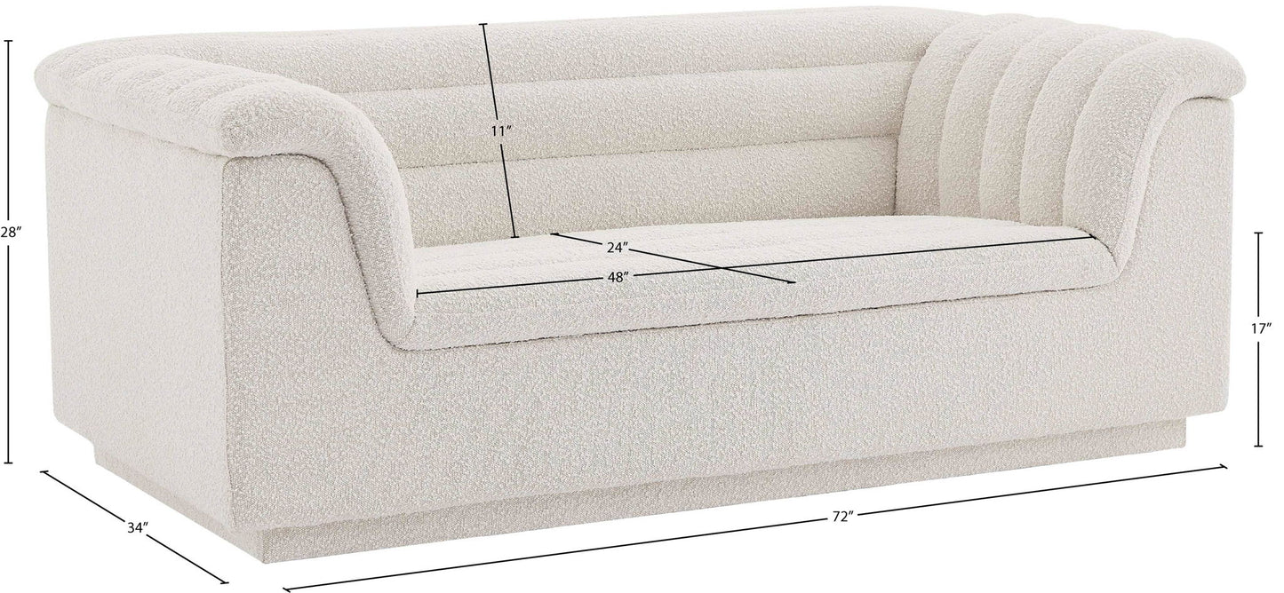Cascade - Boucle Loveseat