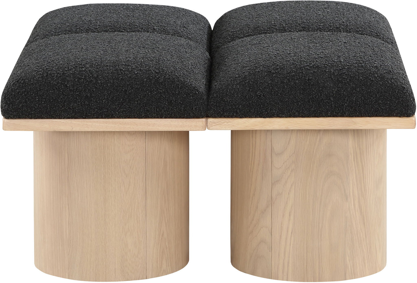Pavilion - 4 Piece Modular Bench With Natural Base