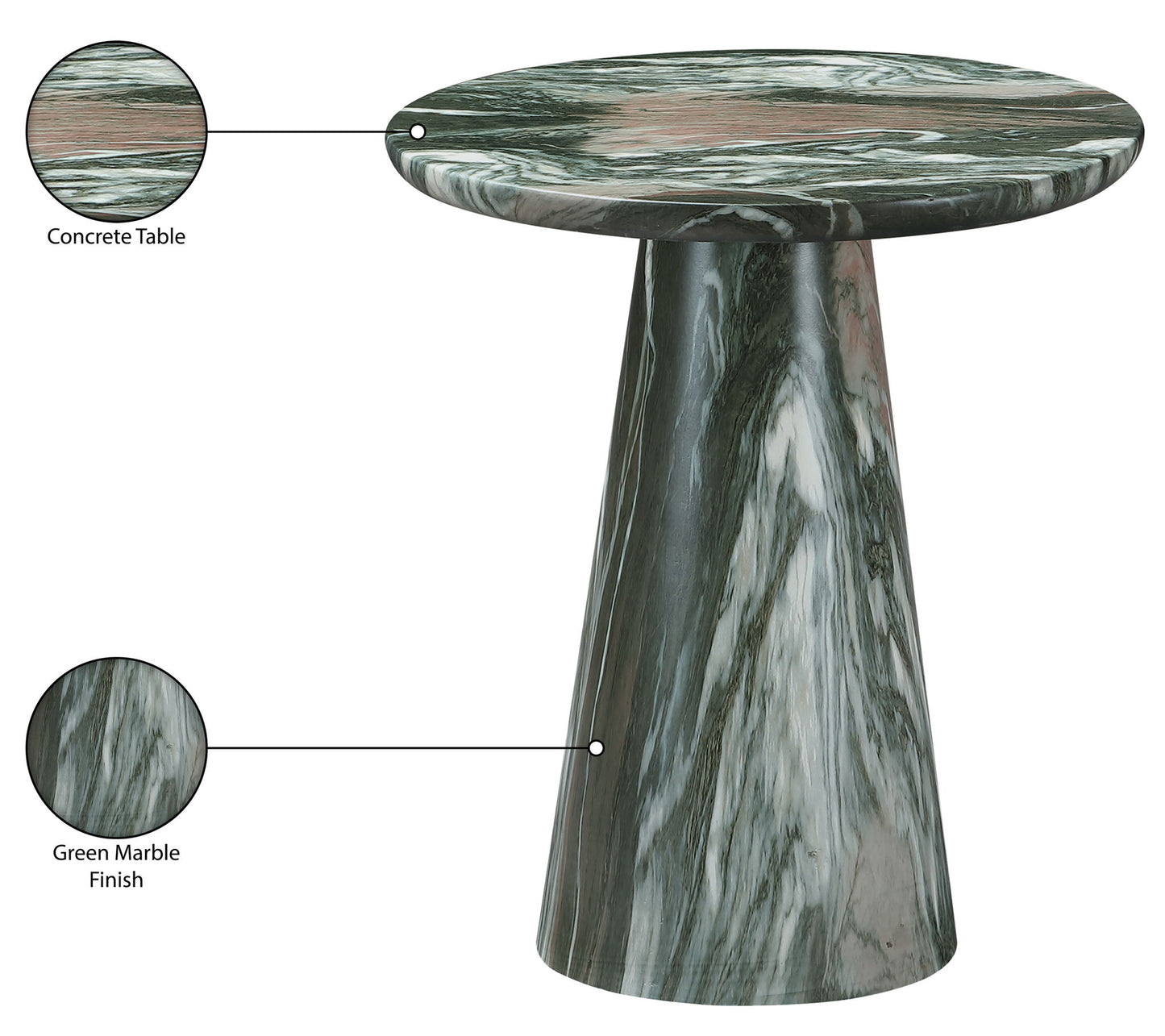 Cassino - Concrete Indoor / Outdoor End Table