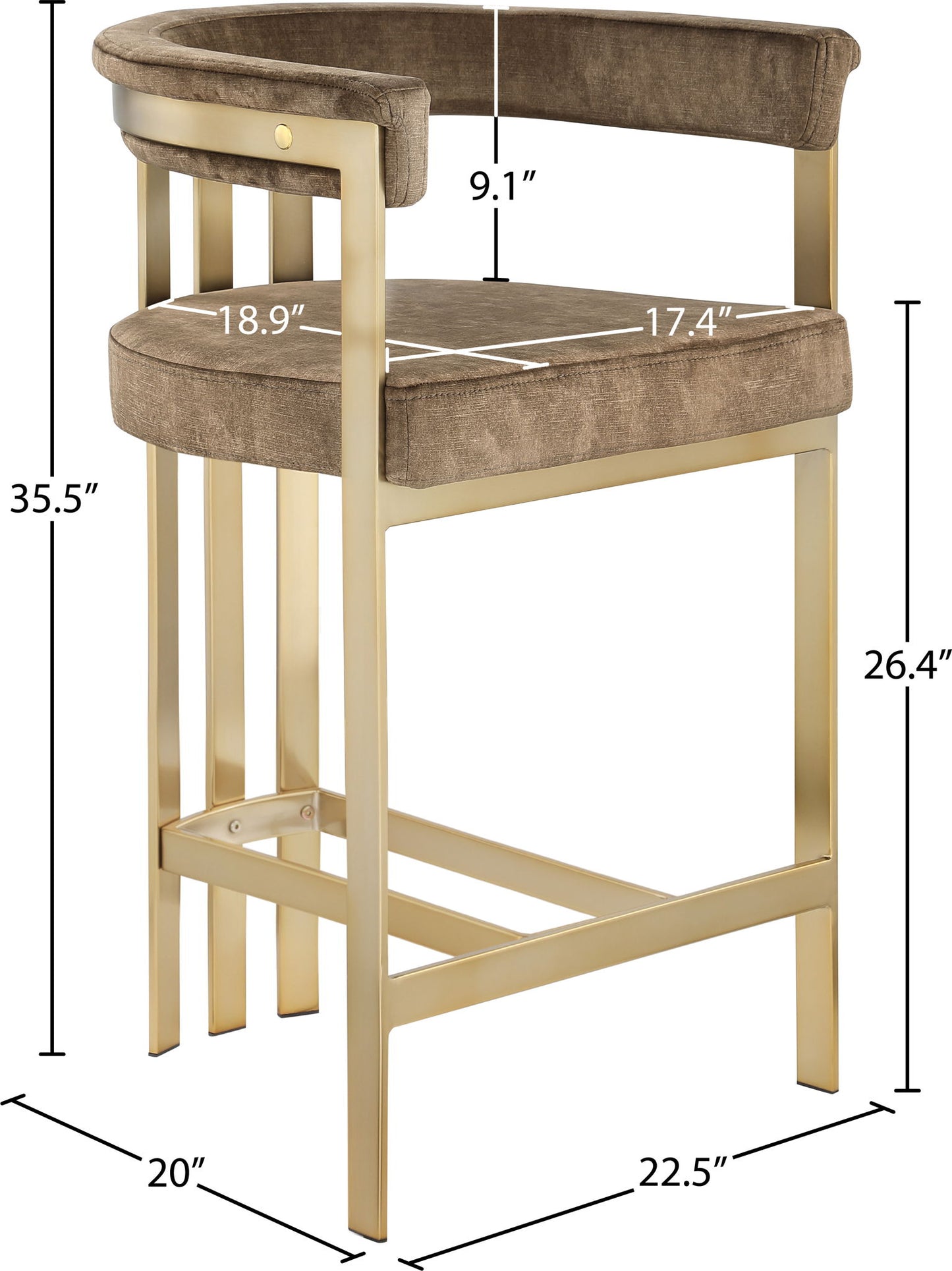 Marcello - Counter Stool