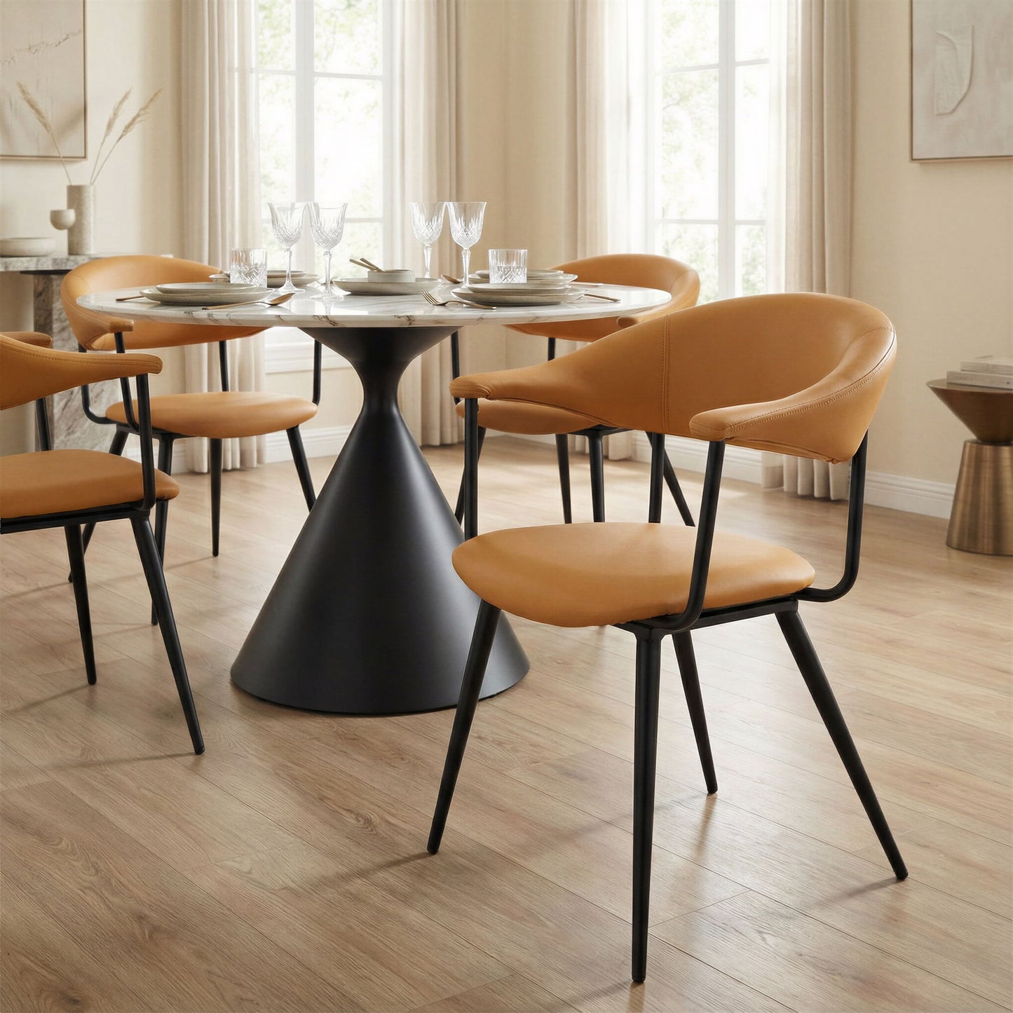 Sima - Dining Chair - Brown