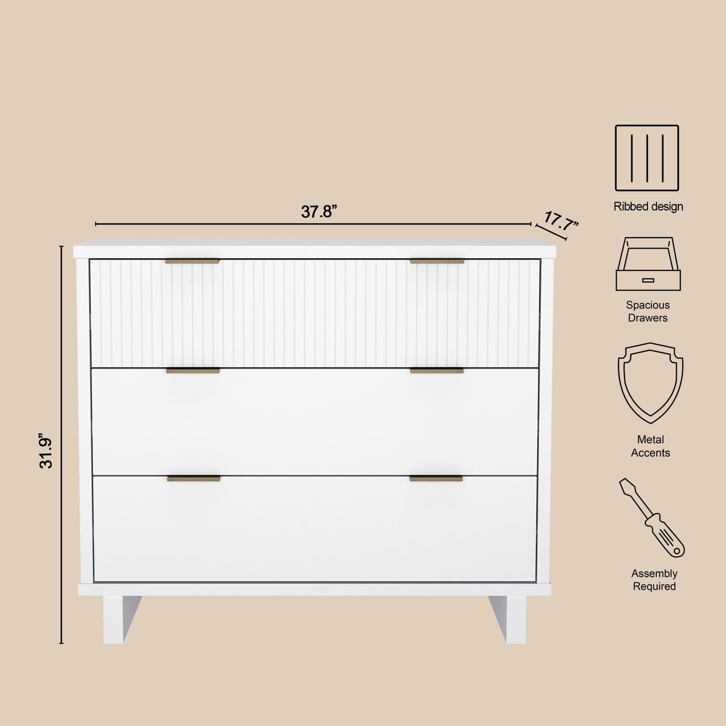 Manhattan Elara - Solid Wood Dresser