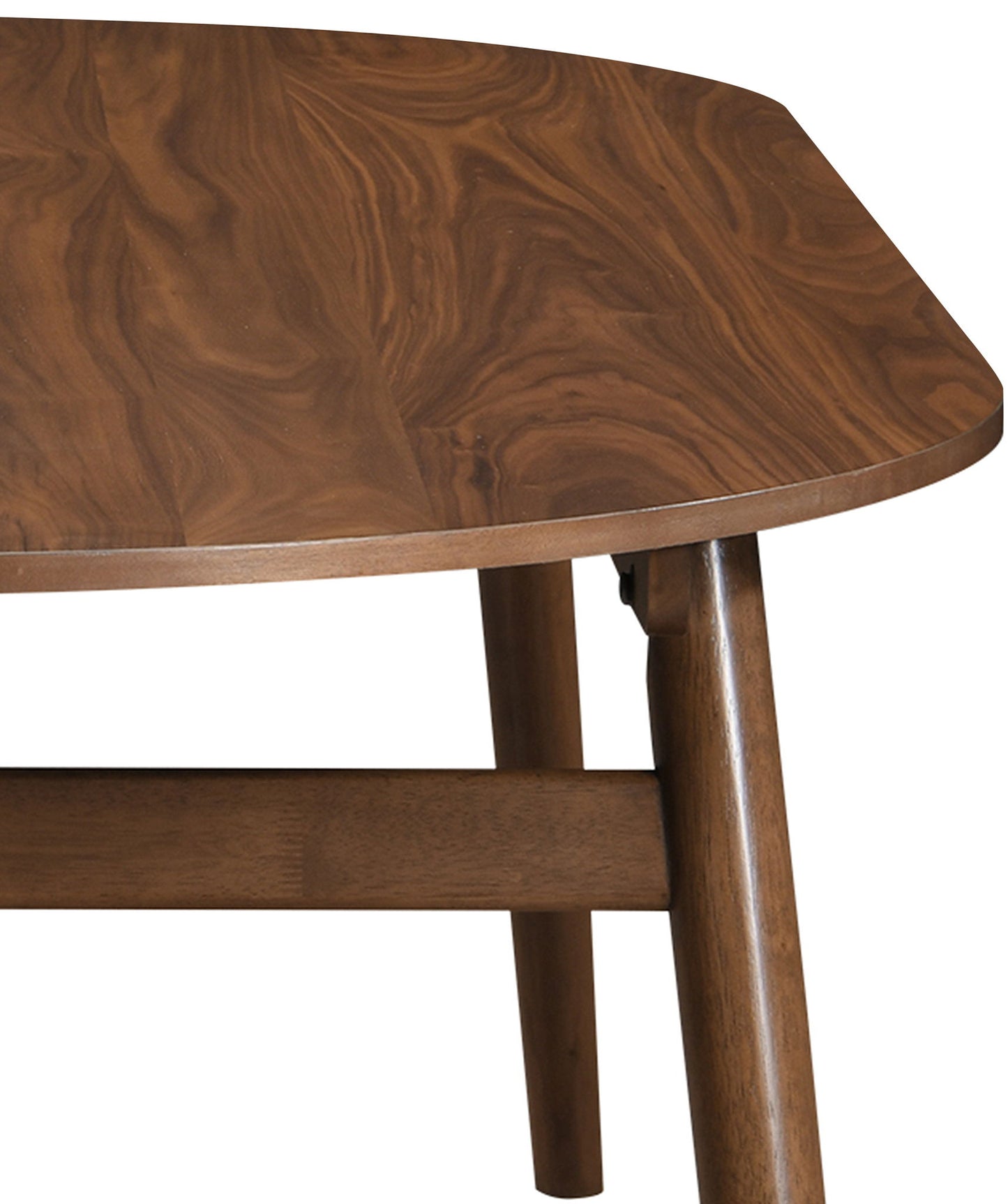 Leesa - Solid Wood And Walnut Veneer Dining Table