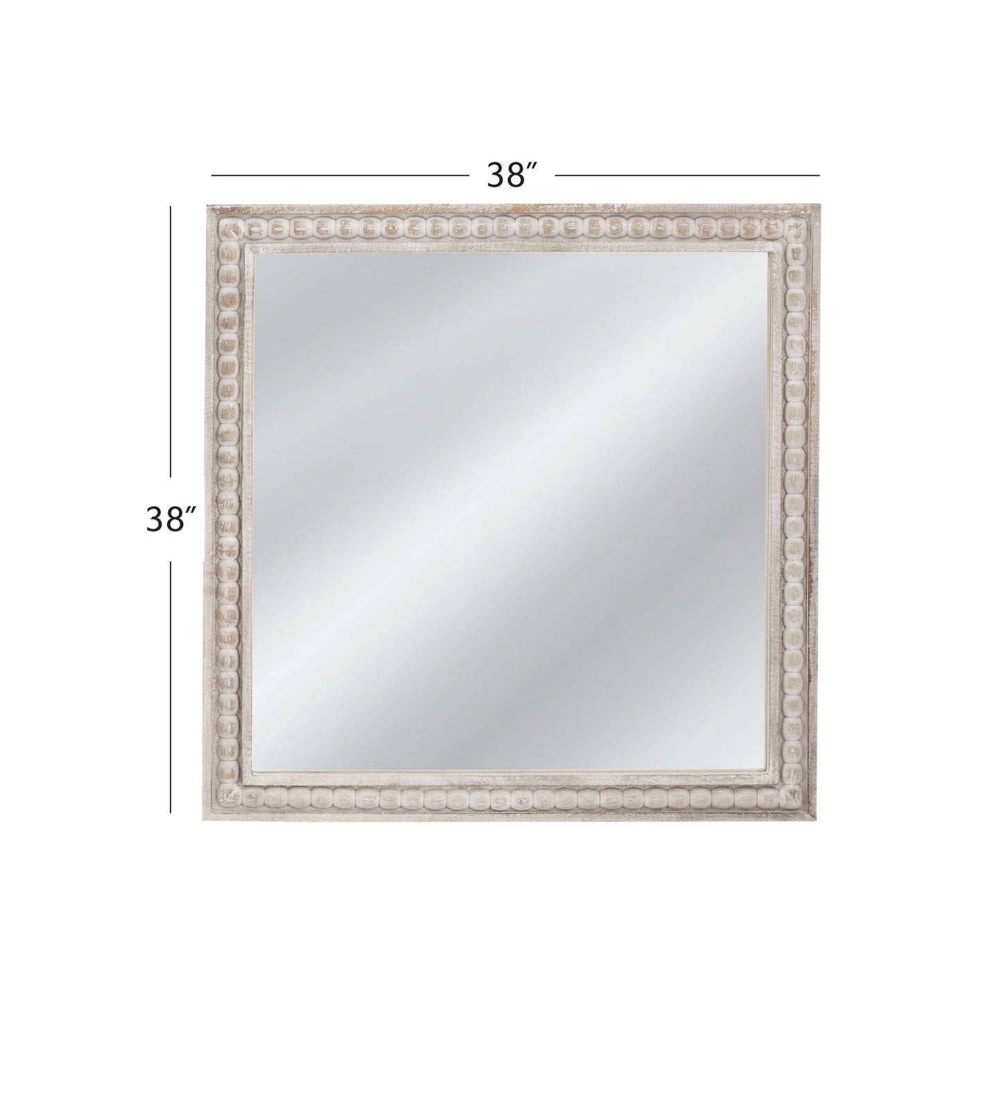 Cappi - Wall Mirror - White Wash