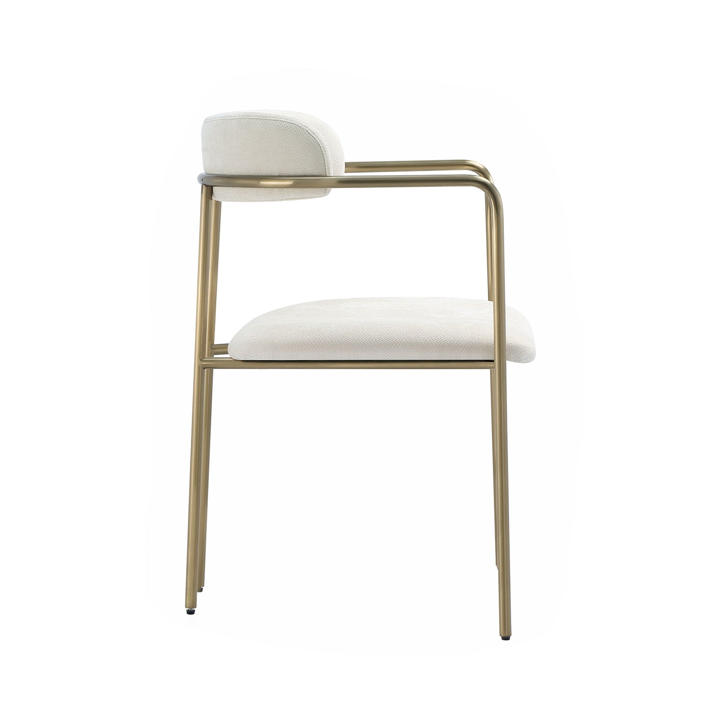 Manhattan Serene - Metal Upholstered Dining Chair