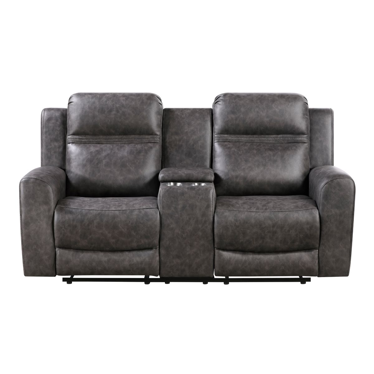 Hearth Double Reclining Love Seat with Center Console