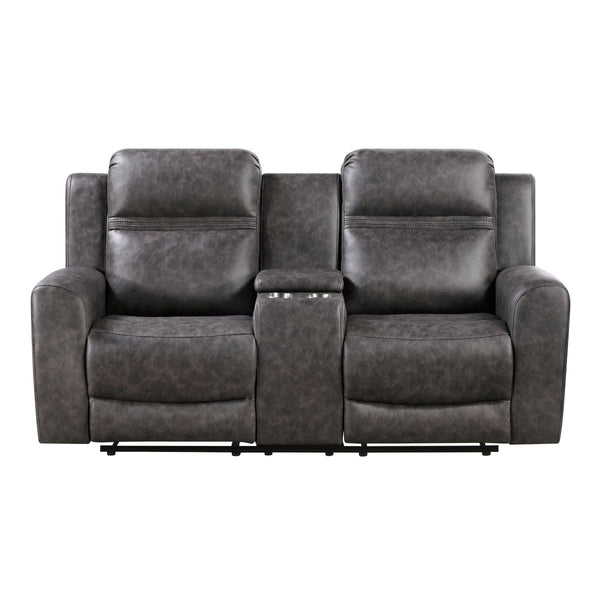 Hearth Double Reclining Love Seat with Center Console