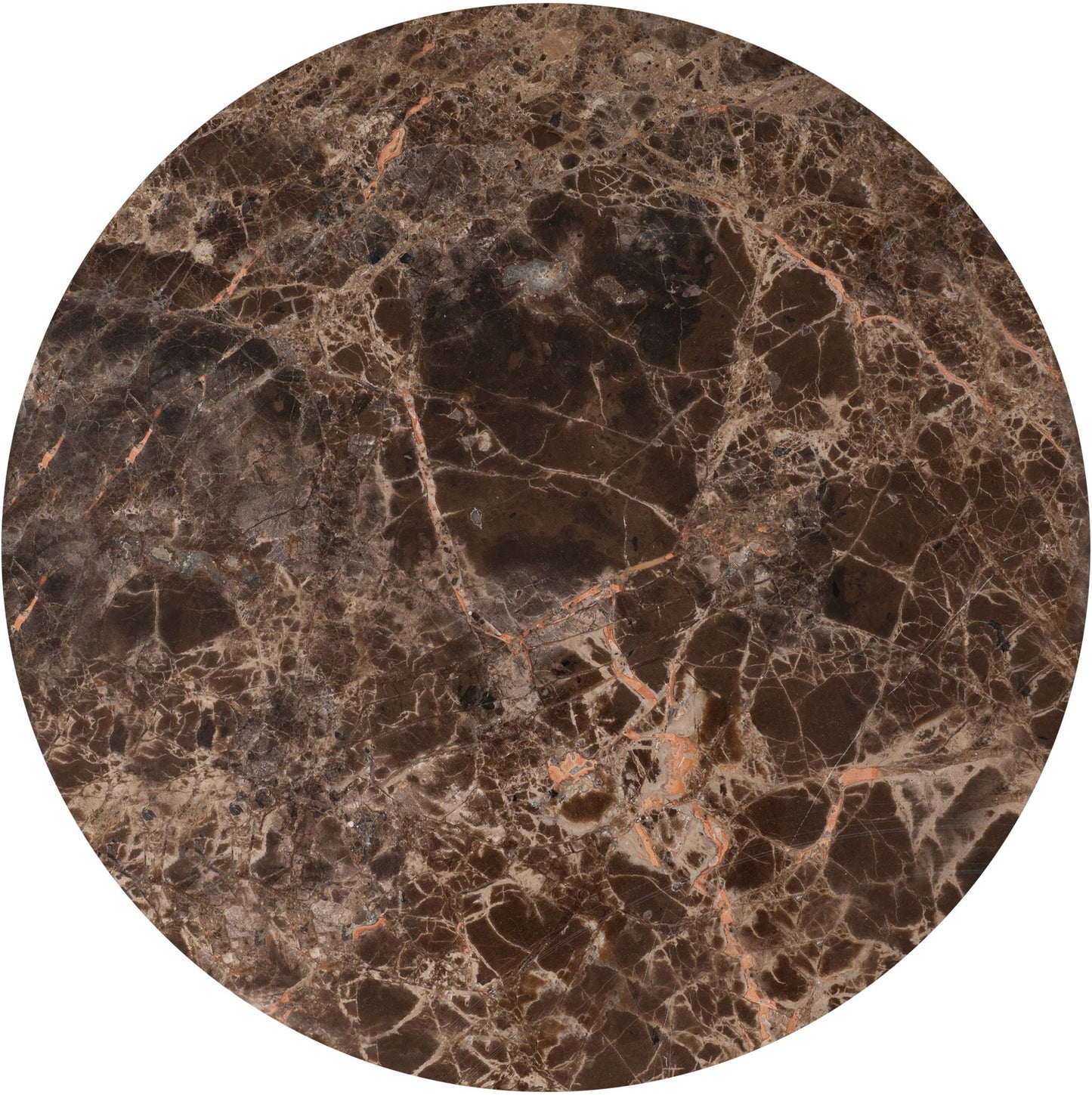 Helix - Genuine Marble Top And Aluminum Base End / Side Table