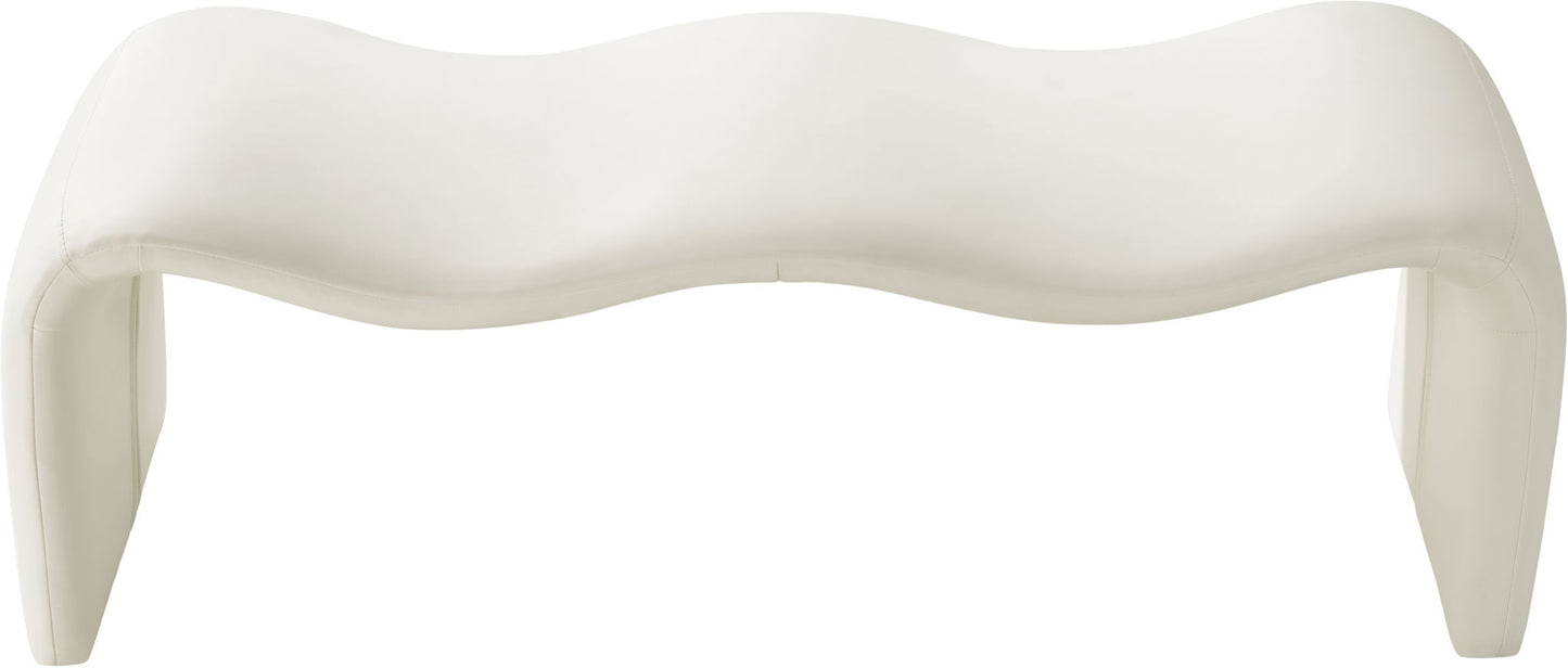 Willow - Faux Leather Bench